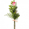 Rosa rosada individual